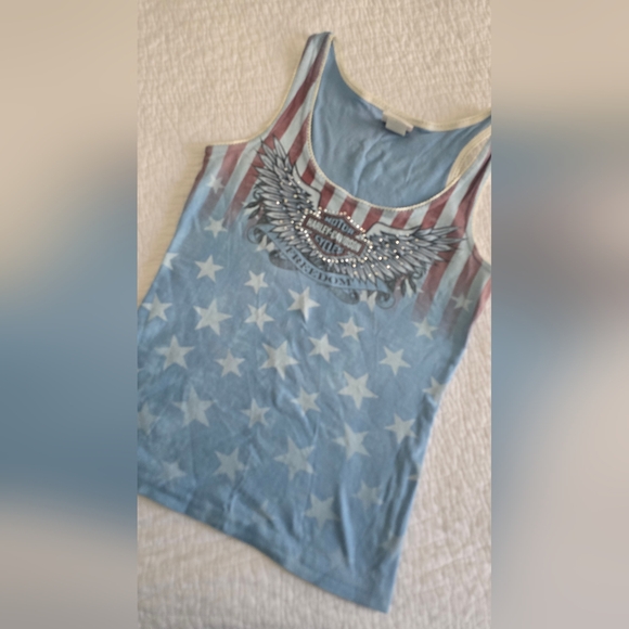 ✨️Vintage Harley Davidson Tank Top women's Size Small - Picture 1 of 5